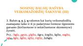 Nosinių balsių rašyba veiksmažodžių šaknyse 4 puslapis