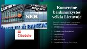 Komerciniai bankai Lietuvoje. Skaidrės 6 puslapis