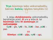 Veiksmažodžių būsimojo laiko rašyba 3 puslapis