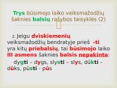 Veiksmažodžių būsimojo laiko rašyba 4 puslapis