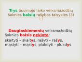 Veiksmažodžių būsimojo laiko rašyba 5 puslapis