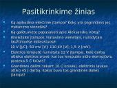 Elektrinė įtampa. Skaidrės 13 puslapis