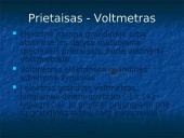 Elektrinė įtampa. Skaidrės 10 puslapis