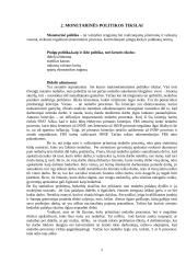 Monetarinės politikos tikslai 2 puslapis