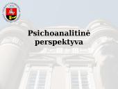 Psichoanalitinė perspektyva