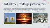 Pristatymas tema „Radioaktyvumas" 8 puslapis