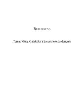 Mūsų Galaktika ir jos projekcija danguje 7 puslapis