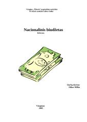 Nacionalinis biudžetas