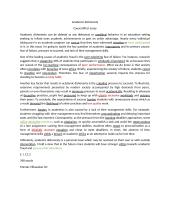 Academic dishonesty.  Cause/effect essay