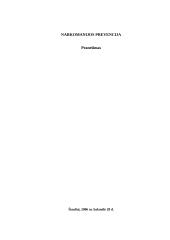 Narkomanijos prevencija