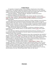 Organinės ir neorganinės kilmės narkotikai