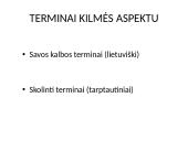 Terminija 9 puslapis