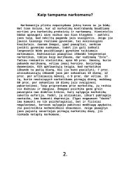 Narkotikai. Rizikos veiksniai 2 puslapis