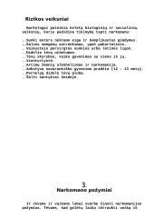 Narkotikai. Rizikos veiksniai 3 puslapis