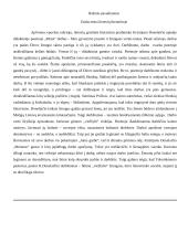 Darbo tema lietuvių literatūroje. Pastraipa