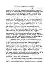 Ką labiausiai vertinate savo gyvenime?