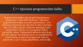 C++ kalba. Jos atsiradimas ir galimybės 5 puslapis