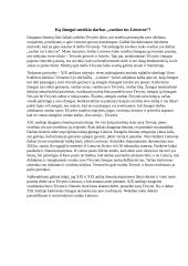 Ką žmogui suteikia darbas „vardan tos Lietuvos“? (rašinys)