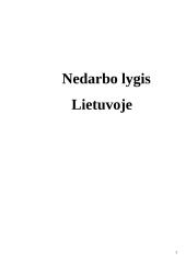 Bedarbystė kaip socialinis ir ekonominis nuostolis, pasekmė