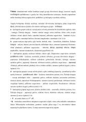 Miško botanikos mokomosios praktikos objektai