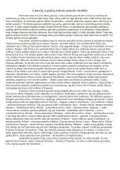 Lietuvių ir graikų mitinio pasaulio modelis. Kalbėjimas ir planas 3 puslapis