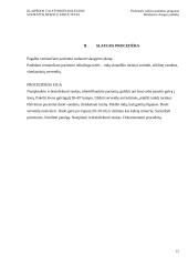 Bendrosios slaugos praktikos ataskaita 14 puslapis