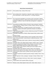 Bendrosios slaugos praktikos ataskaita 3 puslapis