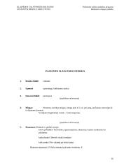 Bendrosios slaugos praktikos ataskaita 9 puslapis