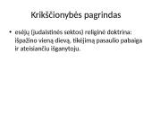 Krikščionybės atsiradimas ir plitimas. Skaidrės 3 puslapis