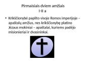 Krikščionybės atsiradimas ir plitimas. Skaidrės 10 puslapis