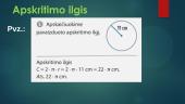 Apskritimas ir skritulys (skaidrės) 12 puslapis
