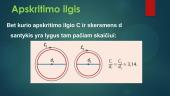 Apskritimas ir skritulys (skaidrės) 8 puslapis