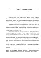 „Aromama” organizacijos veiklos analizė ir sprendimai veiklai gerinti 8 puslapis