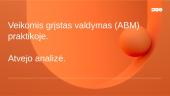 Veikomis grįstas valdymas (ABM) 15 puslapis