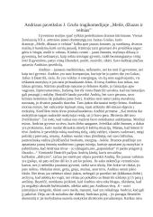 Andriaus paveikslas J. Grušo tragikomedijoje ,,Meilė, džiazas ir velnias”