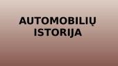 Automobilių istorija