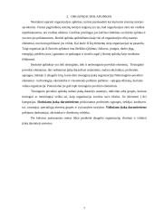 Organizacija, jos vidinė ir išorinė aplinka 7 puslapis