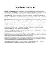 Muzikantų keistenybės