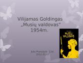 Vilijamas Goldingas „Musių valdovas“ 1954m.