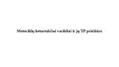 Motociklų keturtakčiai varikliai ir jų TP priežiūra. Skaidrės