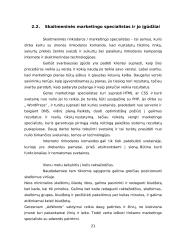 Marketingo specialisto darbo pasiūlos ir kompetencijų poreikiai skelbimų portaluose analizė 19 puslapis
