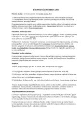 Finansinės institucijios