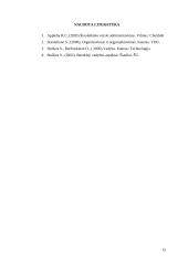 Organizacinės valdymo struktūros charakteristikų analizė: UAB "Žydroji liepsna" 14 puslapis