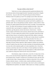 Ką man reiškia valios laisvė?