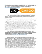 „LTG cargo“ įmonės analizė ir problemų sprendimas pagal lean canvas metodologiją 6 puslapis