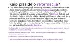 Reformacija ir kontrreformacija (skaidrės) 2 puslapis
