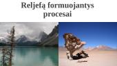 Reljefą formuojantys procesai