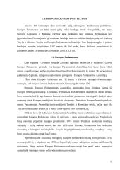 Pagrindinės Europos Sąjungos institucijos: jų paskirtis ir funkcijos   4 puslapis