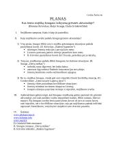 Kas lemia stojišką žmogaus laikyseną grėsmės akivaizdoje? Planas