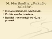 Kukučio baladės. M. Martinaitis 2 puslapis